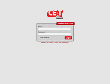 Tablet Screenshot of my.cet-power.com